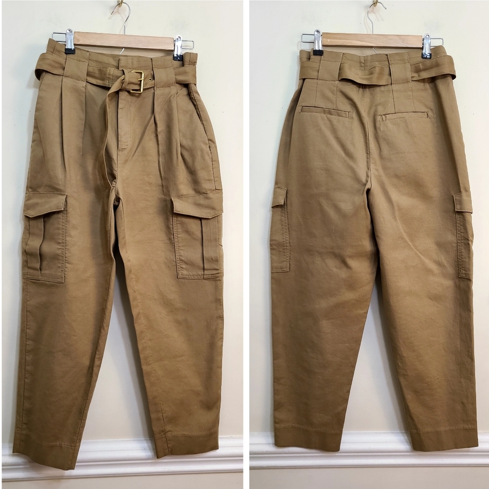 Banana Republic Voyage Cargo Pants In Brown (Tan) Size 6 - Picture 3 of 5